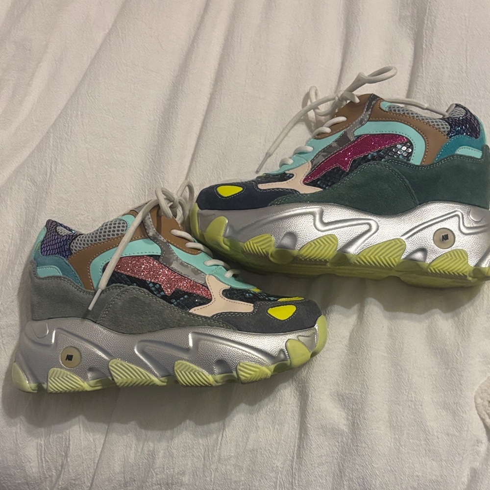 Colorful Women's Platform Sneakers